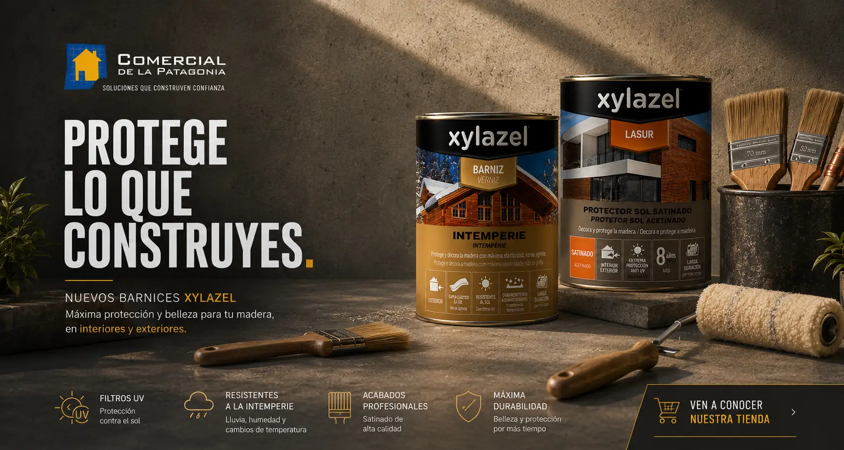 Nuevos Barnices Xylazel - Comercial de la Patagonia