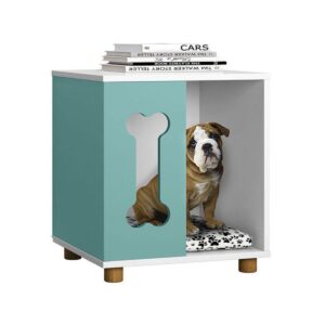 Mesa lateral pet golden Turquesa