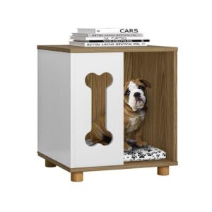 Mesa lateral pet golden Frejo Blanco