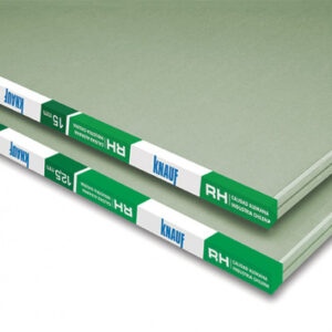 Plancha yeso RH 12.5mm.