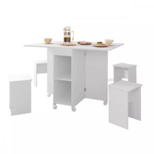 Mesa Plegable Paris 4 taburetes