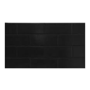 Cerámica Subway Negro 31x53 1.65m2